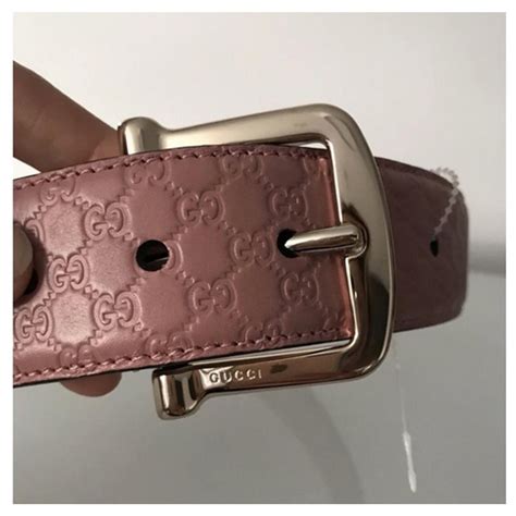 cintura gucci reversibile rosa|Cintura Gucci .